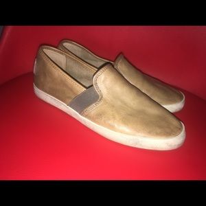 Women’s Frye Low Top Leather Sneakers Sz 8